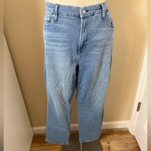 Good American Light Blue Ankle Jeans